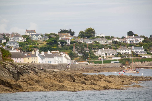 Scenic village of St Mawes, Cornwall, UK