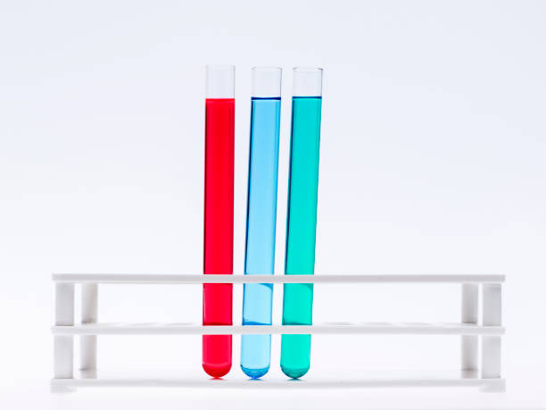 Test tubes.Blank medical test tubes. Extreme Close-Up,