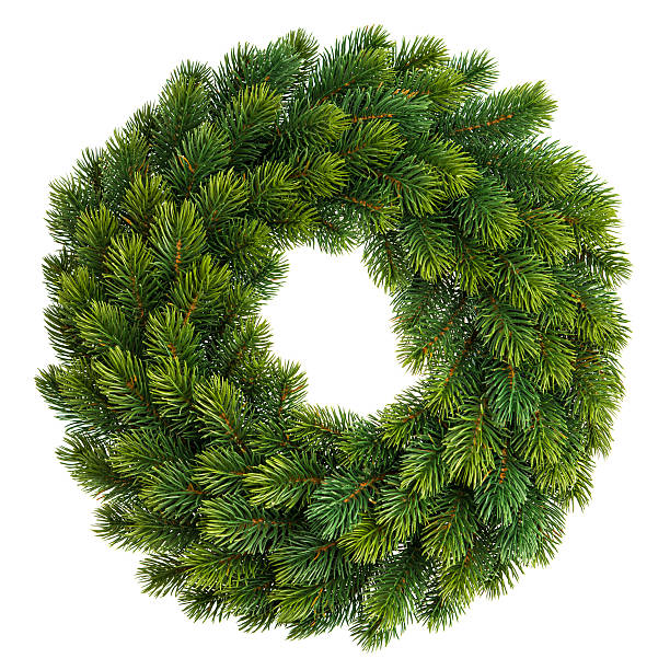 istock christmas decoration evergreen wreath undecorated 157034926