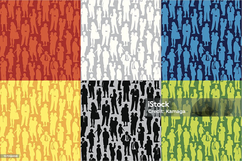 Pattern People Stock Illustration - Download Image Now - Abstract ...