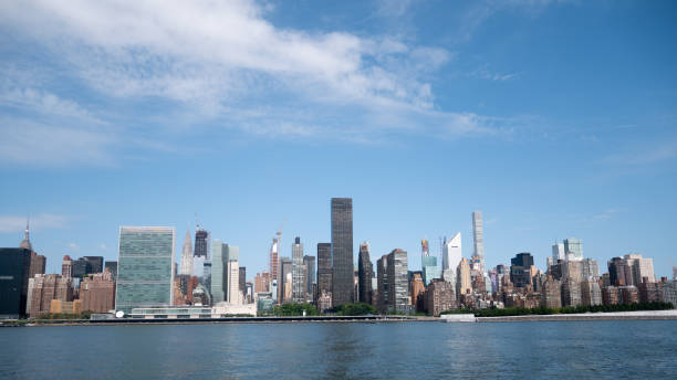 istock Manhattan View with United Nations Headquarters. 1570466429