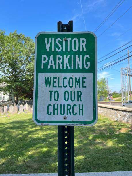 кладбище пресвитерианской церкви дерри - church greeting welcome sign sign стоковые фото и изображения