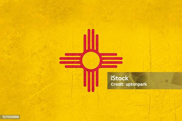 グランジニューメキシコ州旗 - ニューメキシコ州のベクターアート素材や画像を多数ご用意 - ニューメキシコ州, 旗, アメリカ合衆国
