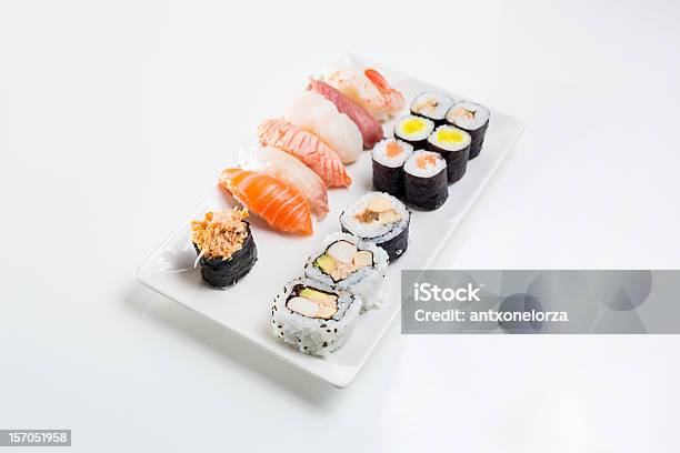 Sushi Stock Photo - Download Image Now - Algae, Appetizer, Asia