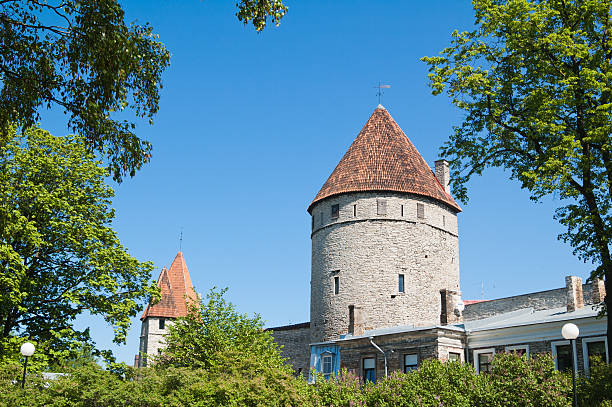 istock Towers  a fortification of Old Tallinn 157055861