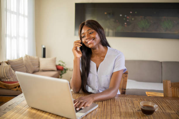 istock Young entrepreneur is working from home 1570568115