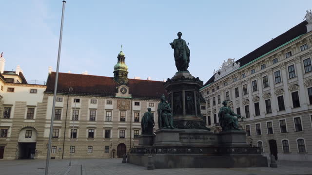 Statue of Francis II, Amorem Meum Populis Meis in Vienna, Austria