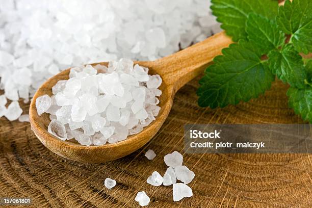 Sea Salt Stock Photo - Download Image Now - Brown, Crystal, Heap