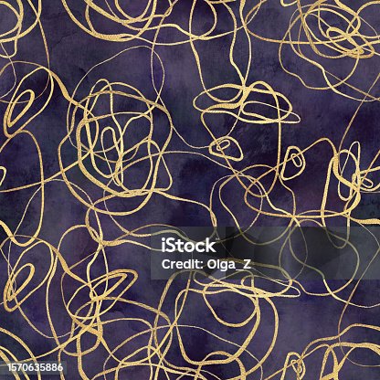 istock Abstract watercolor background. Colorful seamless pattern 1570635886
