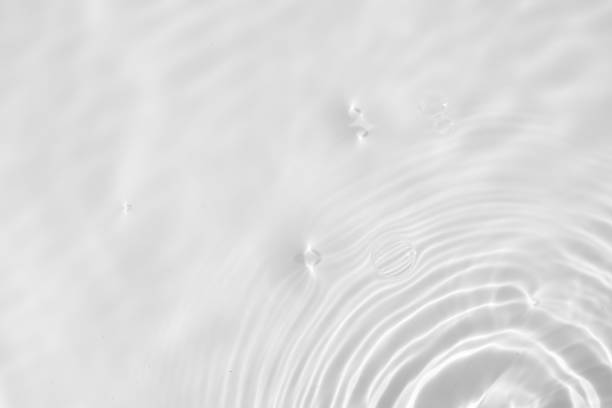 istock Abstract white transparent water shadow surface texture natural ripple background 1570669484