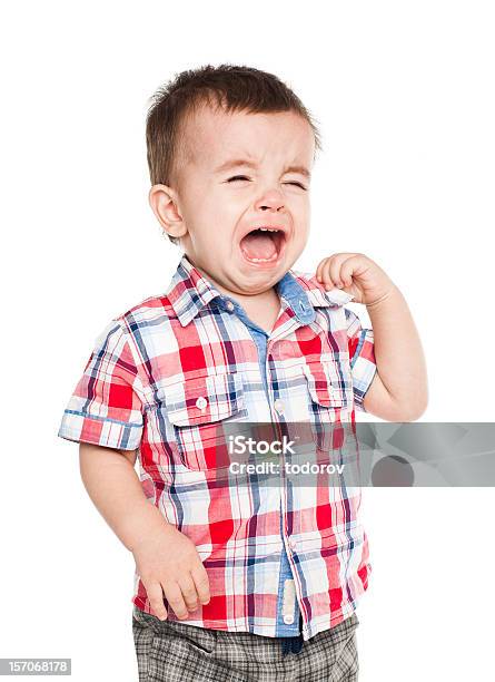 Little Baby Boy Crying Stock Photo - Download Image Now - Boys, Child, Crying