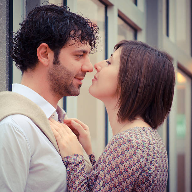 istock Couple in love - vintage style 157072936