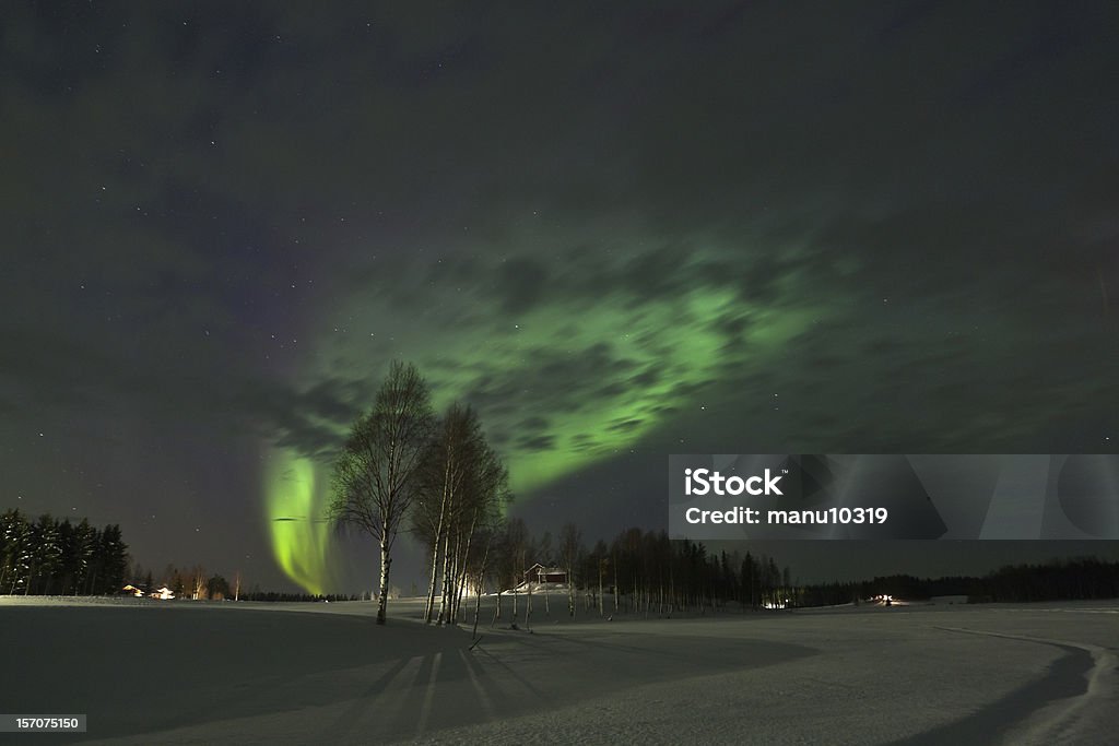Aurora borealis Aurora Borealis in Sweden Abstract Stock Photo