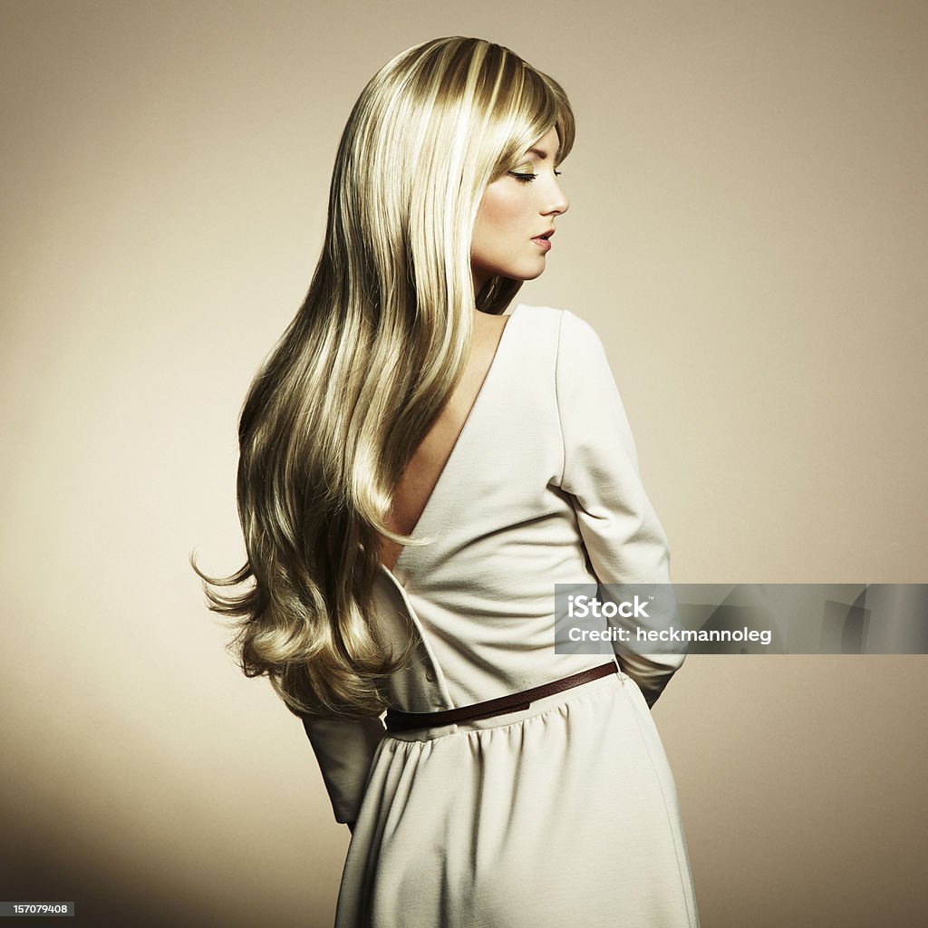 Photo of beautiful woman with magnificent hair Photo of beautiful woman with magnificent hair. Fashion photo Long Hair Stock Photo