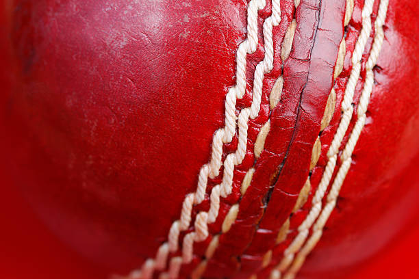 Close up of Cricket ball