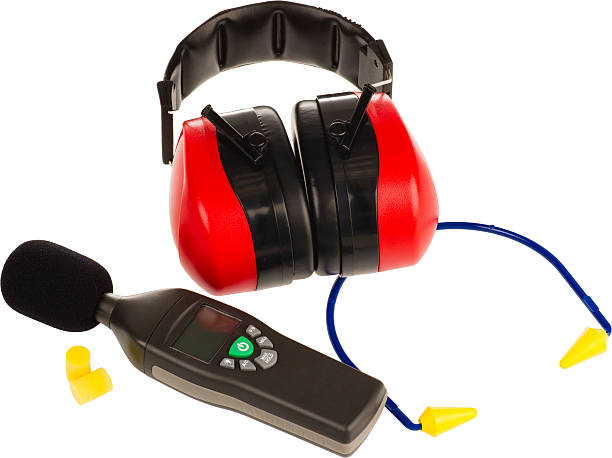 耳保護ギア - decibels ストックフォトと画像