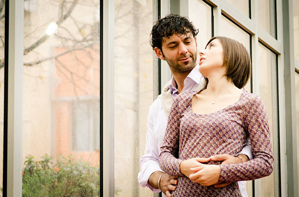 istock Couple in love - vintage style 157085052