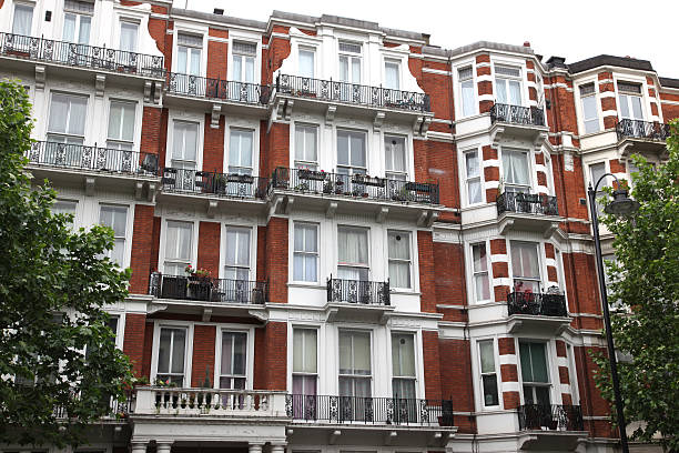 istock Classic victorian house in London 157085322