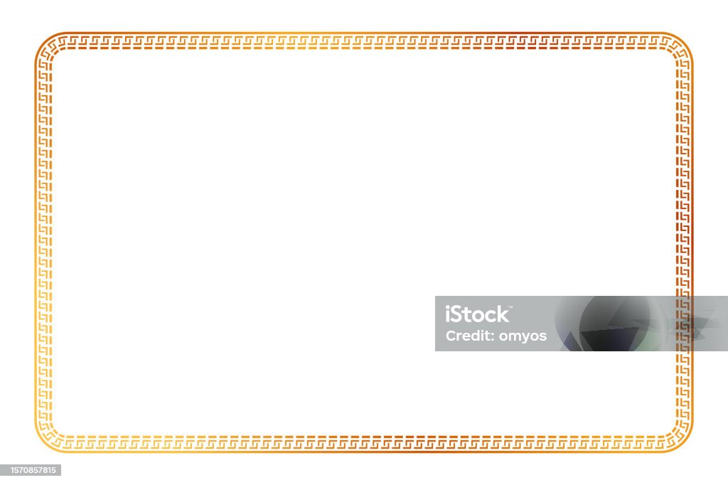 Gold Frame Basic Simple Vector Gold Golden Basic Shape Frame For Certificate Placard Or ...