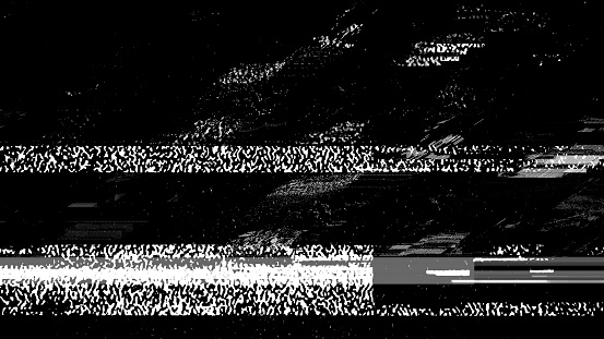 Monochrome glitch background