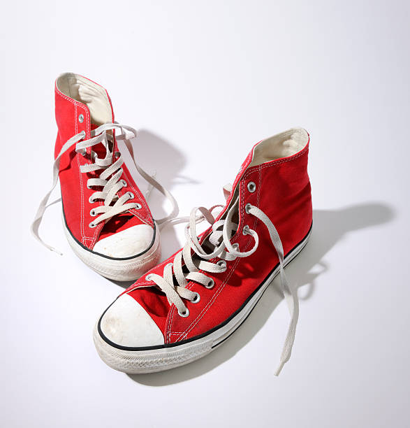 istock Used sports shoes 157089109