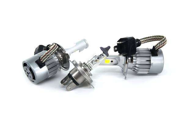 istock Vehicles H4 LED headlight bulbs isolated on white 1570924287
