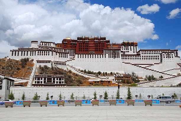 のポタラ宮、チベット拉薩ます。 ストックフォト