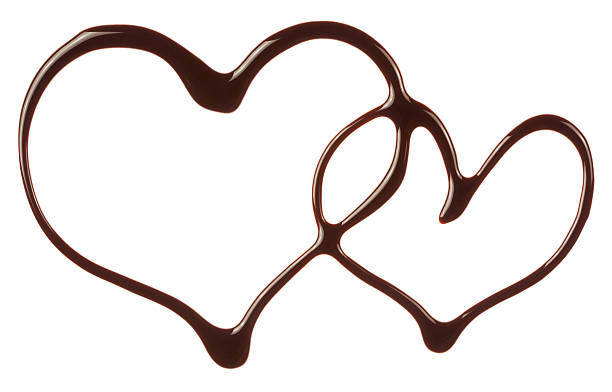 istock The heart is made of chocolate syrup 157105101