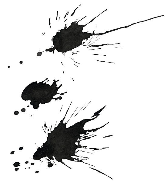 istock Set of various ink splatter 157105311