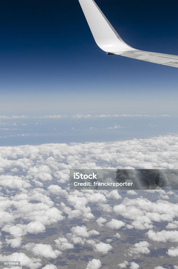 Vue depuis le hublot de l'avion de la côte Atlantique - Photo de Affaires internationales libre de droits