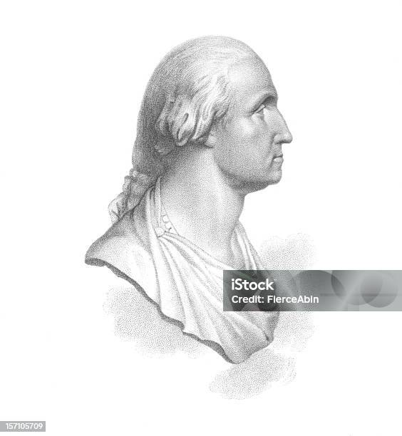 George Washington Grawerunek - Stockowe grafiki wektorowe i więcej obrazów Popiersie - rzeźba - Popiersie - rzeźba, Prezydent, Fotografika