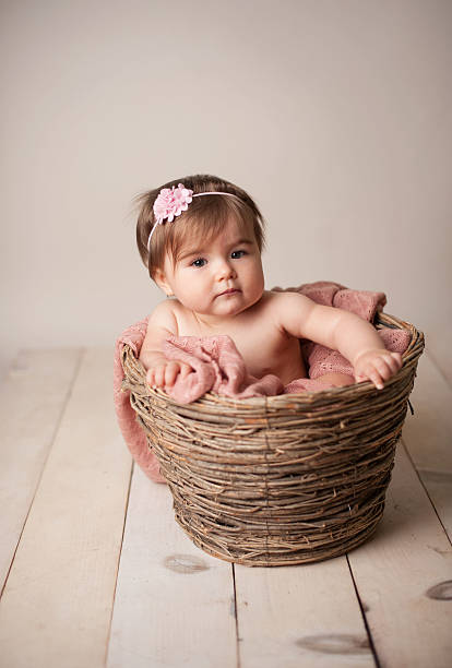 istock Baby in a Basket 157105729