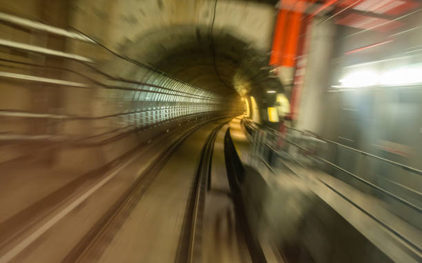 istock POV shot of  single metro tunnel 1571069216