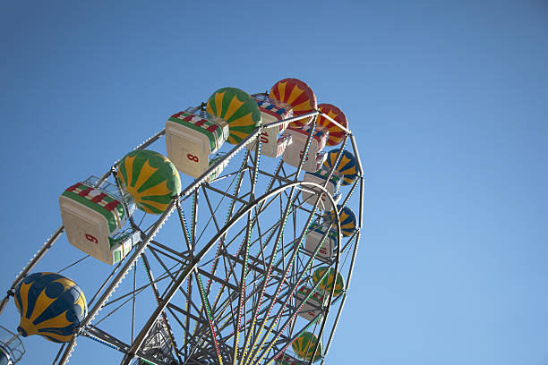 istock Ferris Wheel with Striped Cabins 157107257