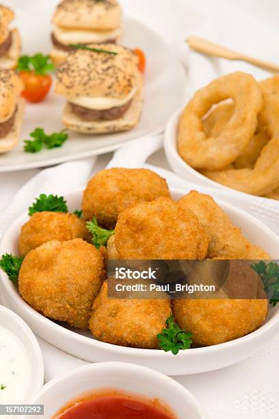 Party Food Stock Photo - Download Image Now - Buffet, Crockery, Fast Food