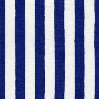 Endless white and blue striped fabric