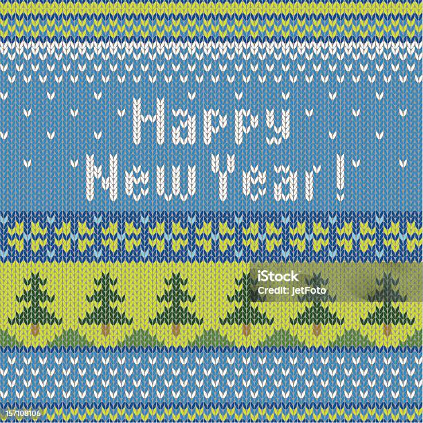 Vector Seamless Knitted Pattern With Snowflakes Stock Illustration - Download Image Now - Art And Craft, Blue, Christmas