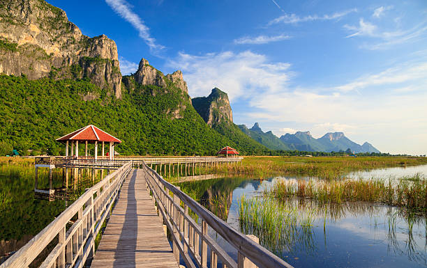 istock Wooden Bridge, sam roi yod national park, Thailand 157108481