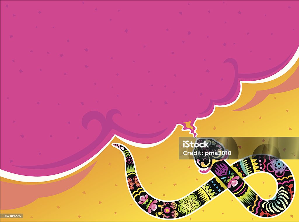 Año de fondo de la serpiente - arte vectorial de 2013 libre de derechos