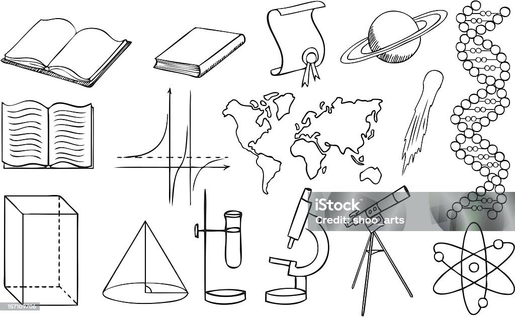 과학 및 교육용 설정 물리학에 대한 스톡 벡터 아트 및 기타 이미지 - 물리학, 수학, 우주 - iStock