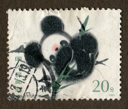 Chinese stamps: Panda