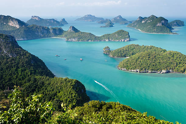 코 angthong 해양 공원 - ang thong islands 뉴스 사진 이미지