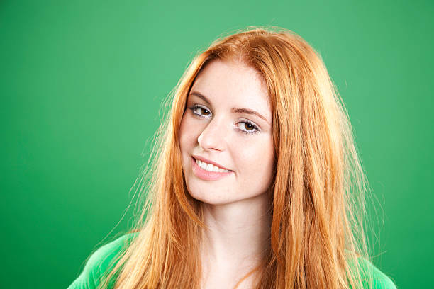 istock Beautiful red headed young woman 157115164
