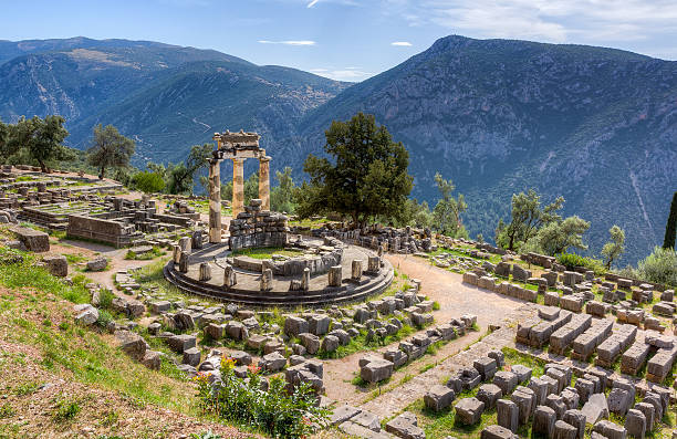istock Sanctuary of Athena Pronaia, Delphi, Greece 157116129