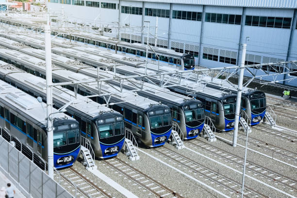 istock Mass rapid transit (MRT) depot in Jakarta 1571264111