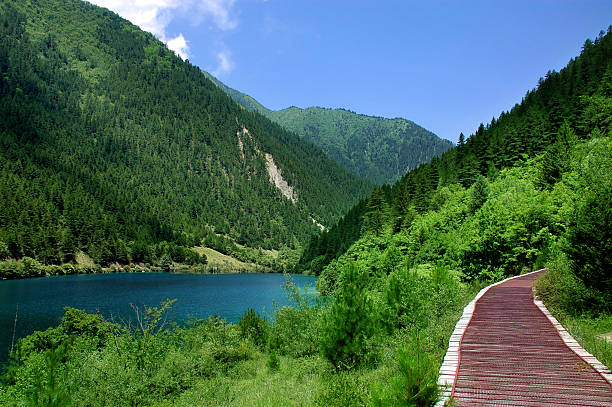 Vallée Jiuzhaigou, Sichuan, en Chine - Photo