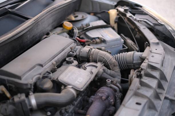istock The engine of a car 1571549225