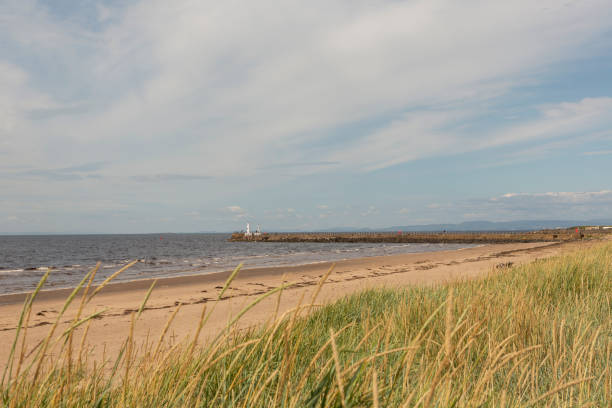 Ocean Beach, Coast of Ayrshire, Firth of Clyde, 글래스고, 잉글랜드, 스코틀랜드, 영국 스톡 사진