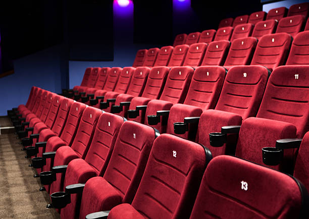 istock Rows of cinema seats 157161037