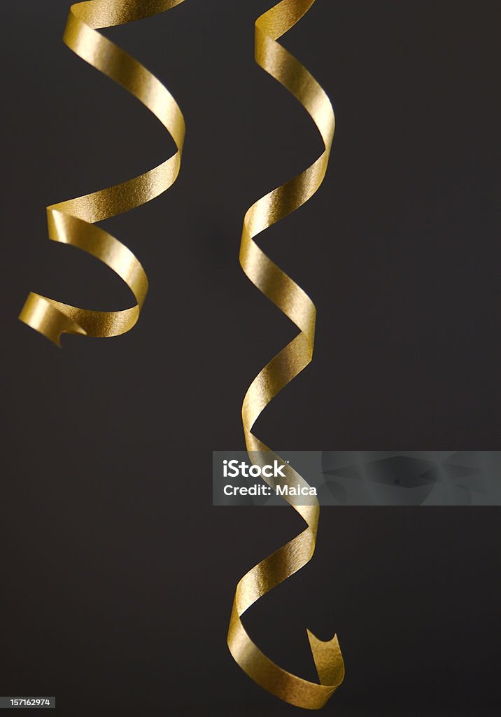 Golden di nastri - Foto stock royalty-free di Dorato - Colore descrittivo